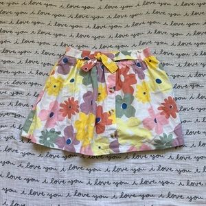 4t Girls Pastel Floral Skirt